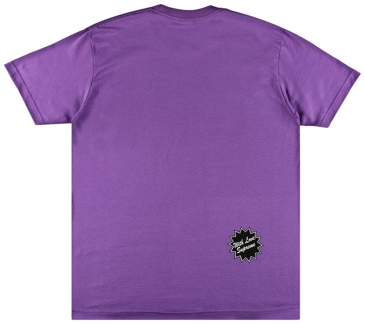 Supreme x Jamie Reid Anarchy Tee Purple