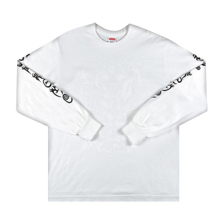 Supreme Clayton Patterson Long Sleeve Tee White