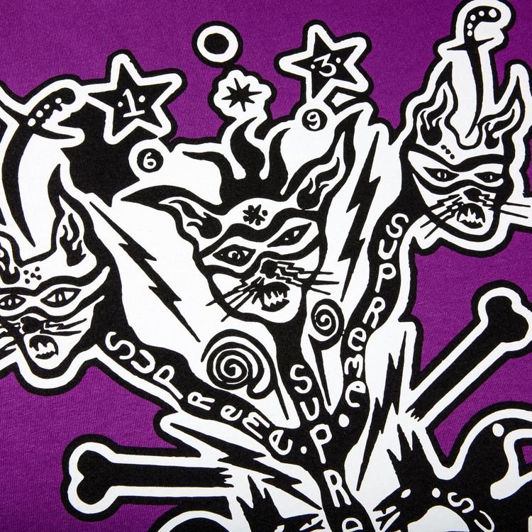 Supreme Clayton Patterson Long Sleeve Tee Light Purple