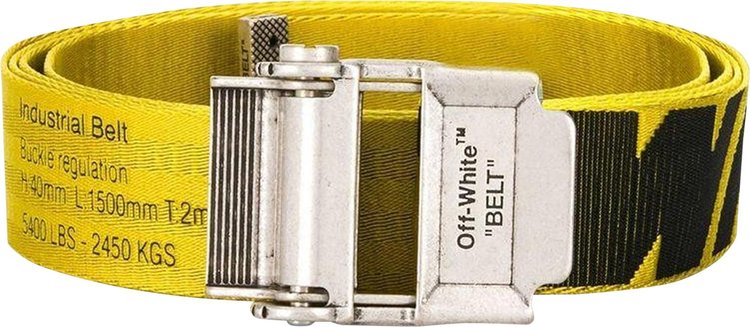 Off-White 2.0 Industrial Belt 40 Mm 'Yellow'