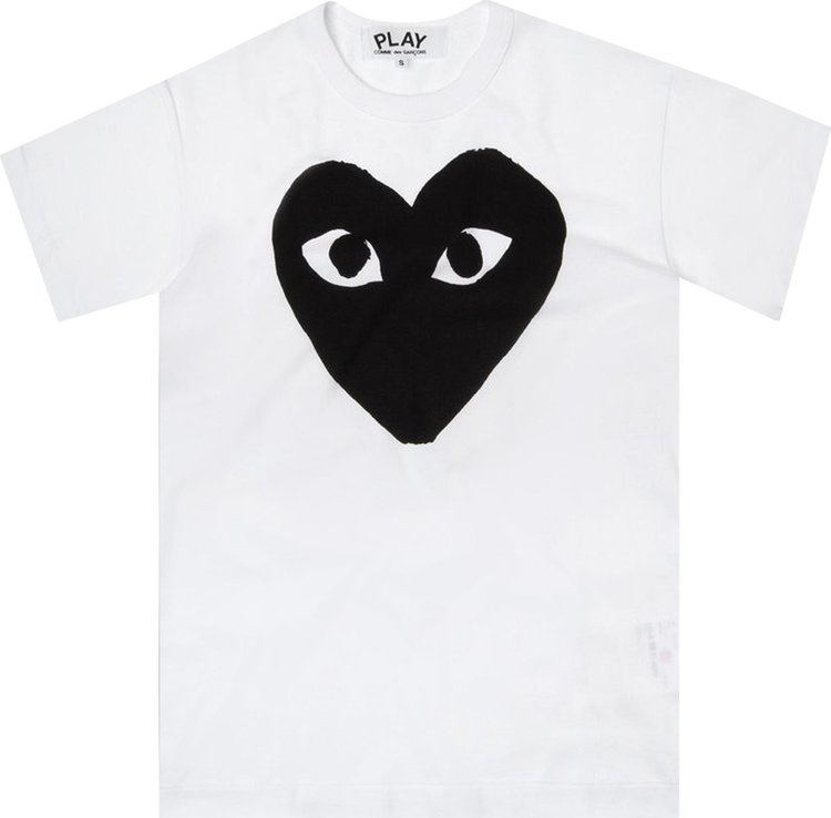 Buy Comme des Garçons PLAY Logo Print T-Shirt 'White/Black' - P1T070 | GOAT