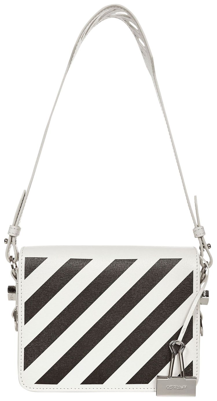 Off White Diag Flap Bag Firey Red