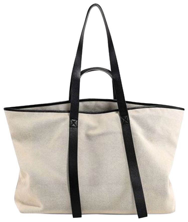 Off White Commercial Tote Bag Beige