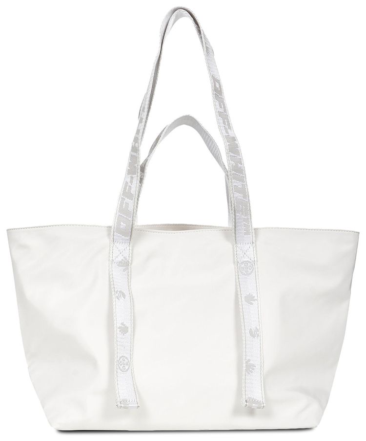 Off White Small Commercial Tote Bag White