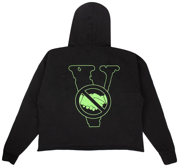 Vlone Stay Away From Your Friends Hoodie Black