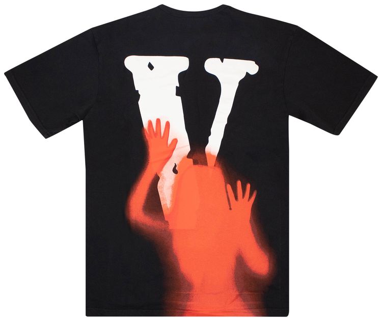 Vlone Horror Print T Shirt Black