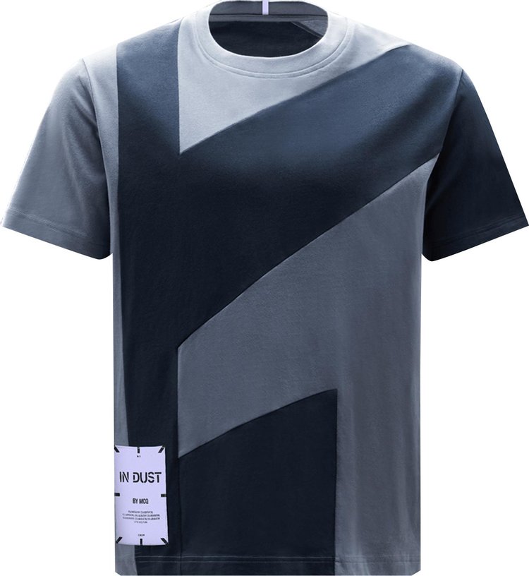 MCQ Dazzle T-Shirt 'Night Waves/Sixpence'