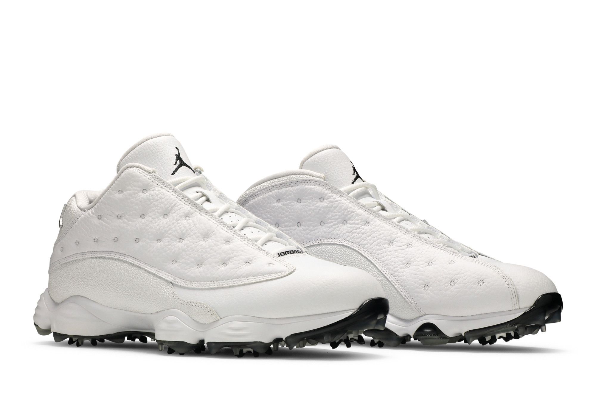 Size 10.5 Air Jordan 13 Golf White Metallic