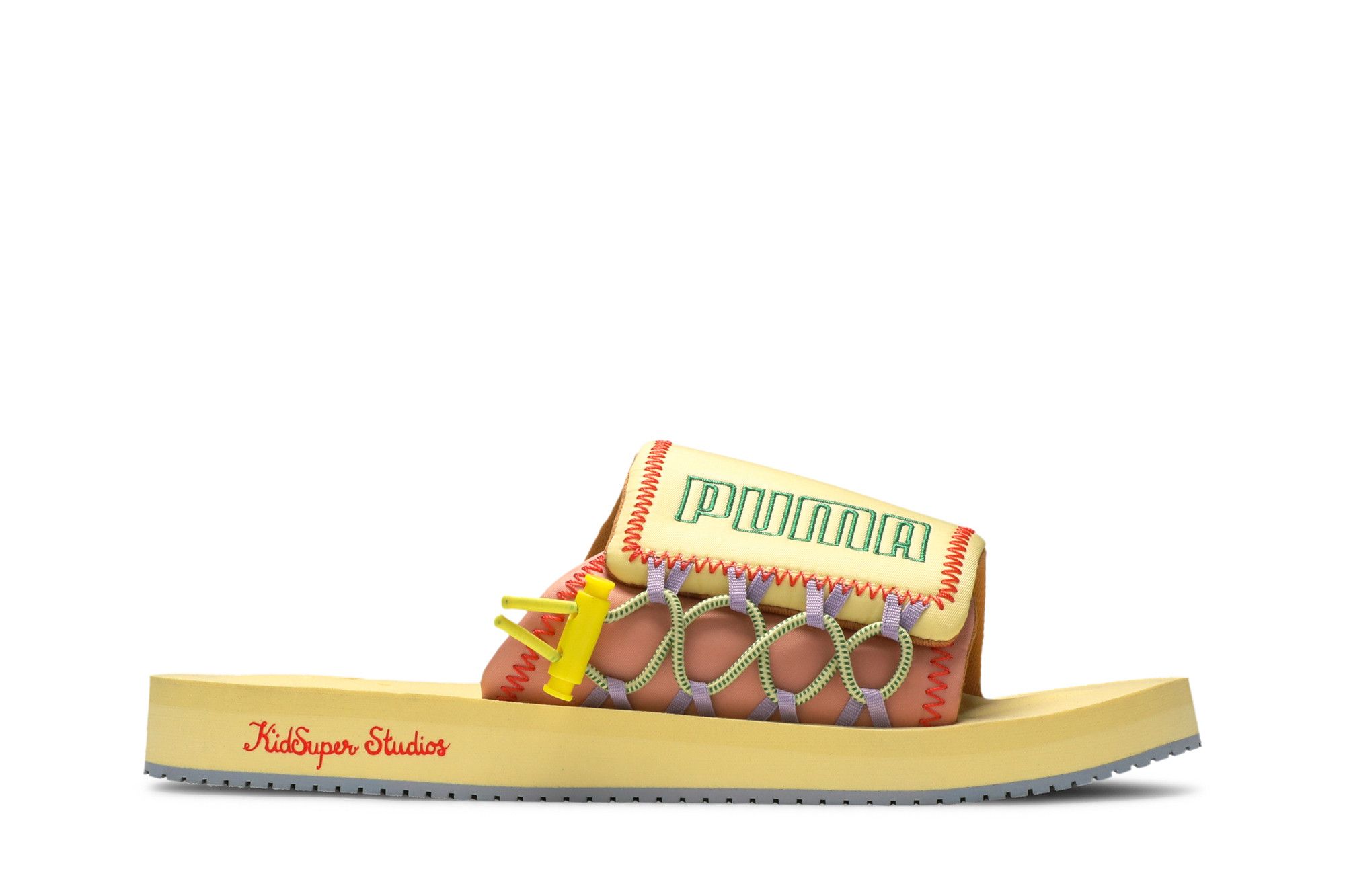 Buy KidSuper Studios x Wilo Slide Yellow Peach Beige 373543 01