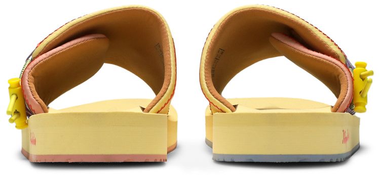 KidSuper Studios x Puma Wilo Slide Yellow Peach Beige