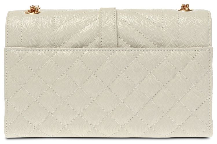 Saint Laurent Small Envelope Chain Bag Cream