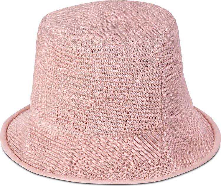 Gucci GG Cable Knit Fedora 'Pink'