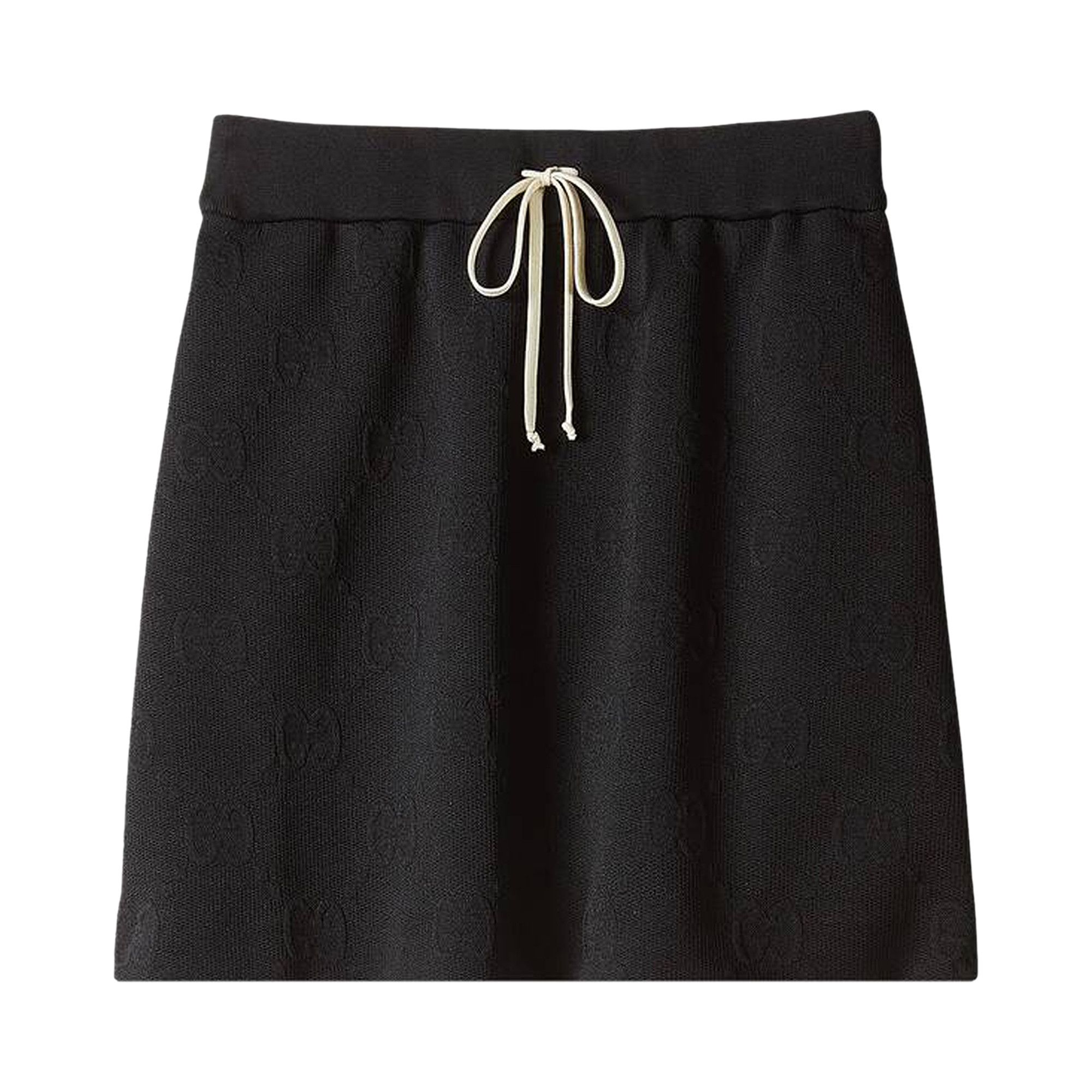 Buy Gucci GG Jacquard Jersey Skirt 'Black' - 655183 XJDEM 1000 | GOAT