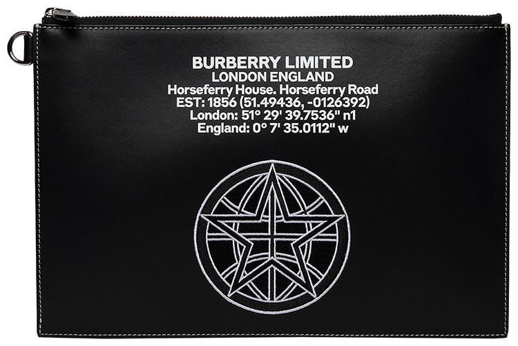 Burberry Logo Star Pouch Black