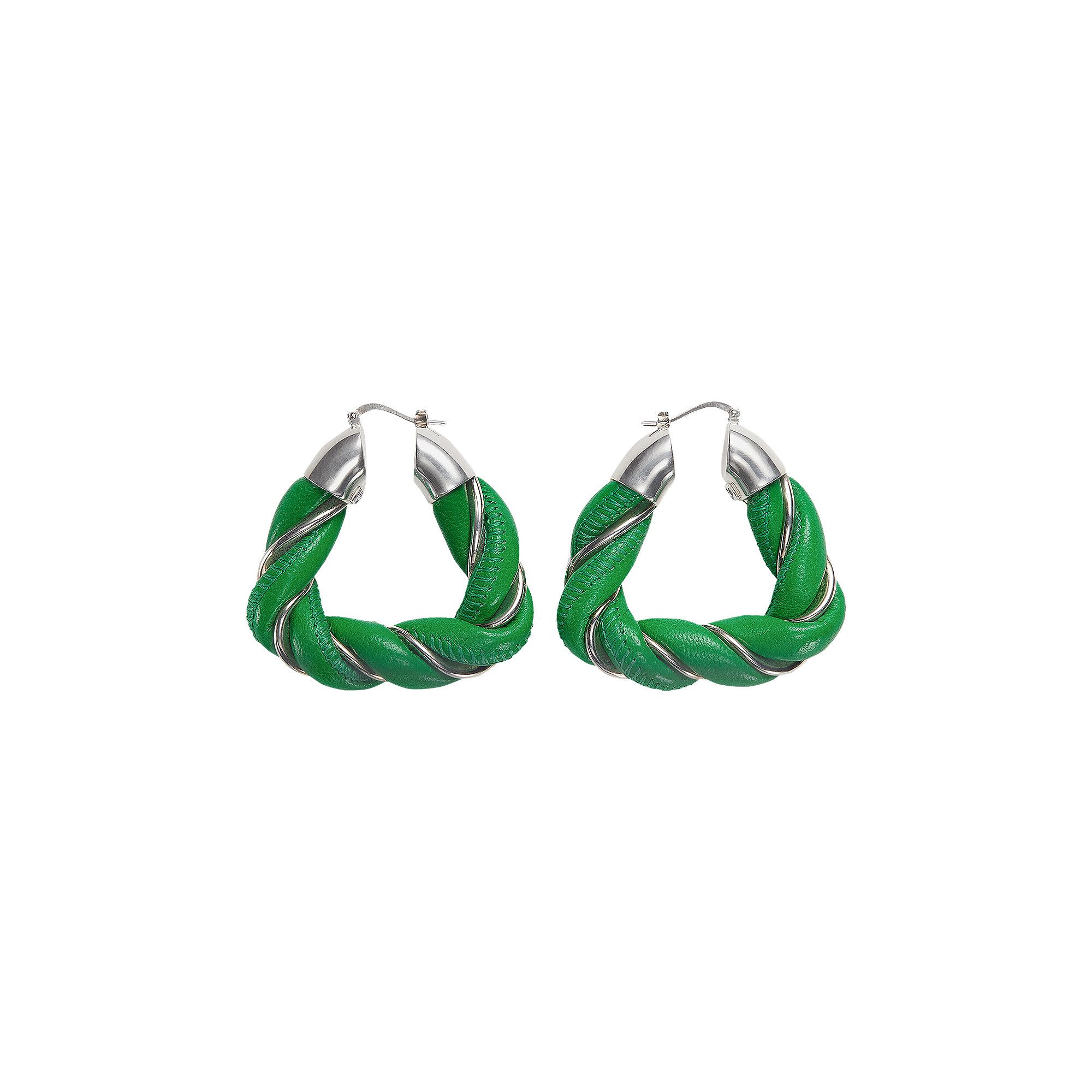 Buy Bottega Veneta Twist Earrings 'Parakeet' - 657438 V507C 3708