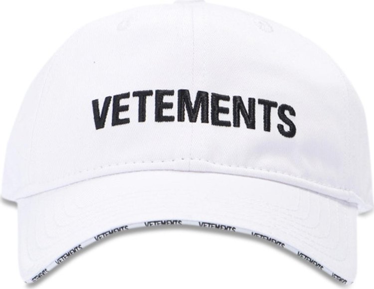 Vetements Classic Logo Cap 'White'