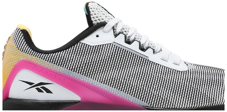 Reebok Nano X1 Grit White Black Pursuit Pink