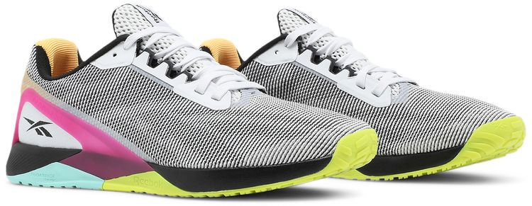 Reebok Nano X1 Grit White Black Pursuit Pink