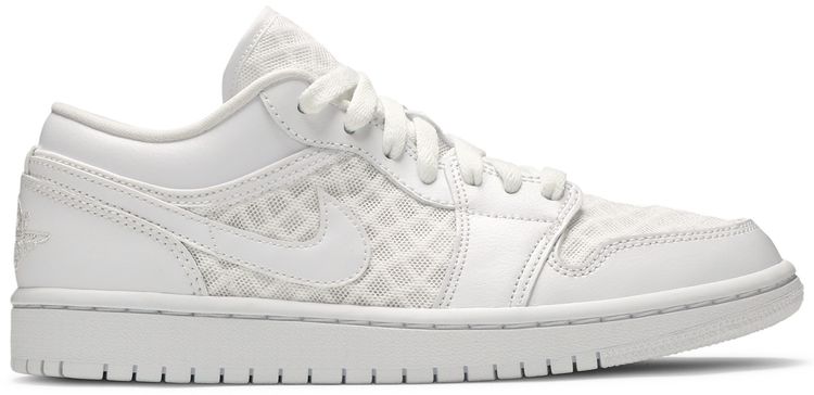 Wmns Air Jordan 1 Low Breathe Triple White Goat Wmns Air Jordan 1 Low Breathe Triple White Goat