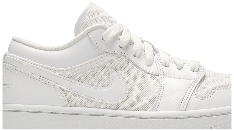 Wmns Air Jordan 1 Low Breathe Triple White