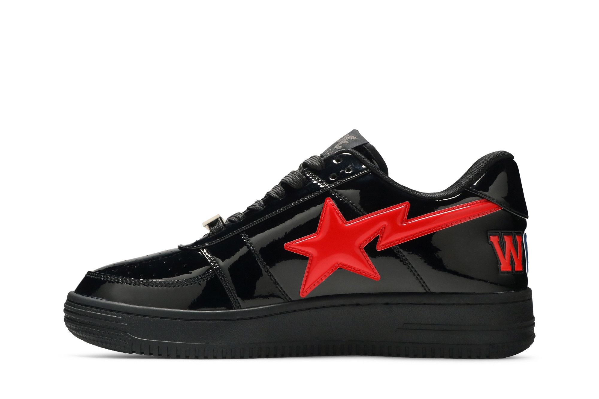 Size 13.0 Bapesta Low M2 'Shark Face - Black'