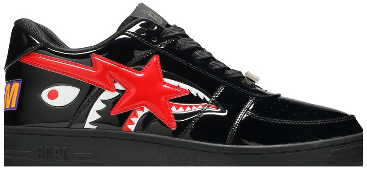 Bapesta Low M2 Shark Face   Black