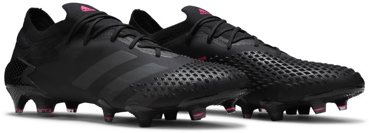 Adidas Predator Mutator 201 Low FG Demonskin   Black