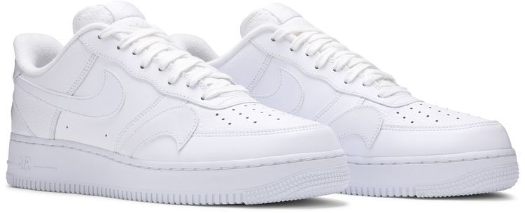 Nike Air Force 1 07 LV8 Misplaced Swoosh   Triple White