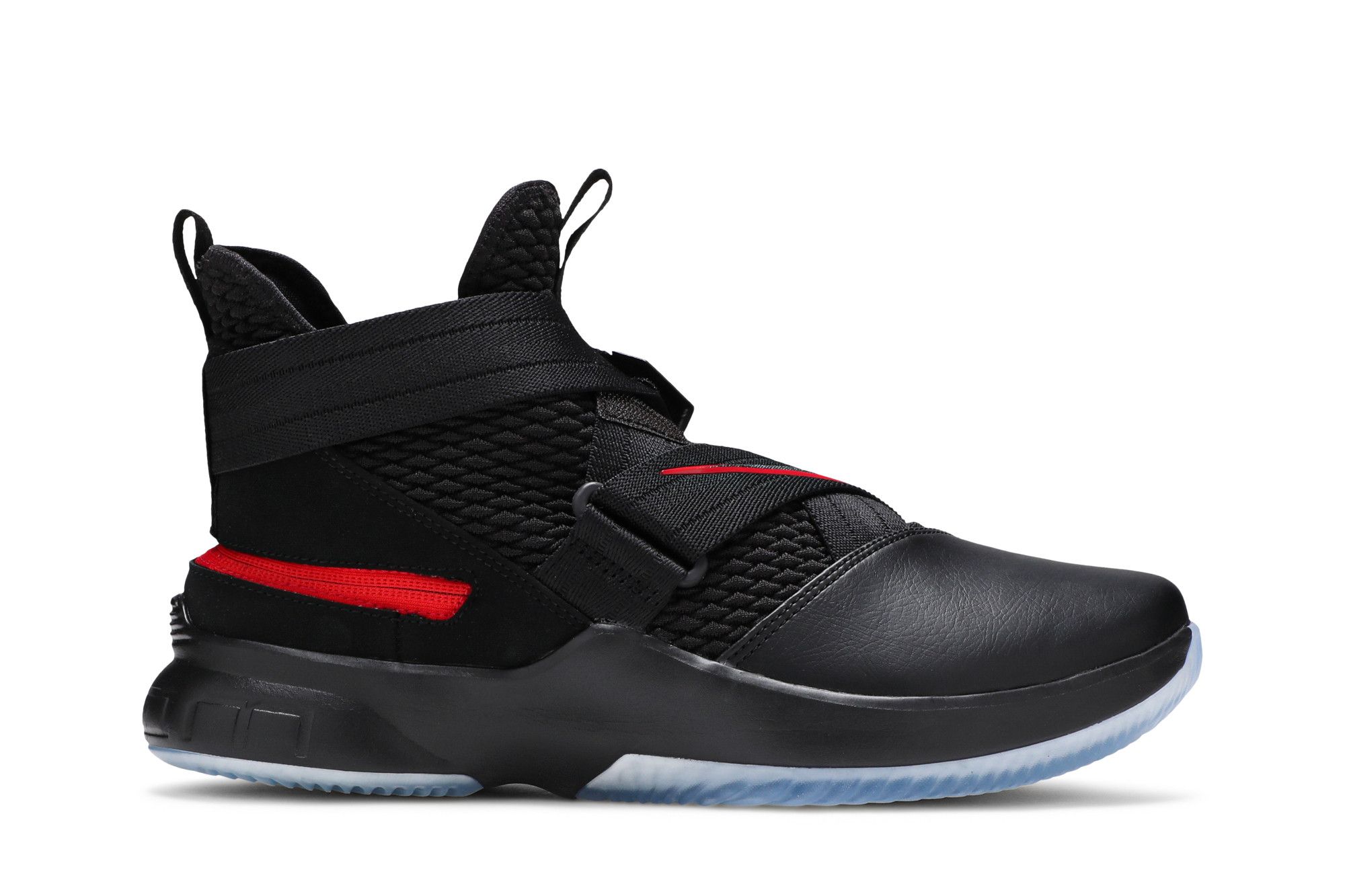 Buy LeBron Soldier 12 FlyEase Black Red AV3812 004 GOAT CA