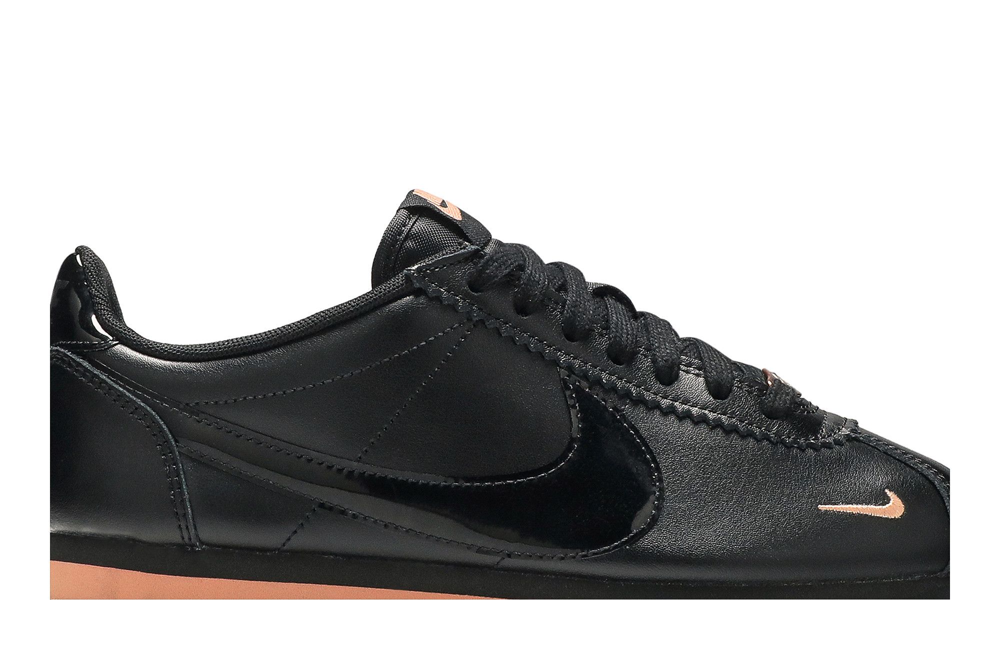 Nike cortez noir rose gold outlet
