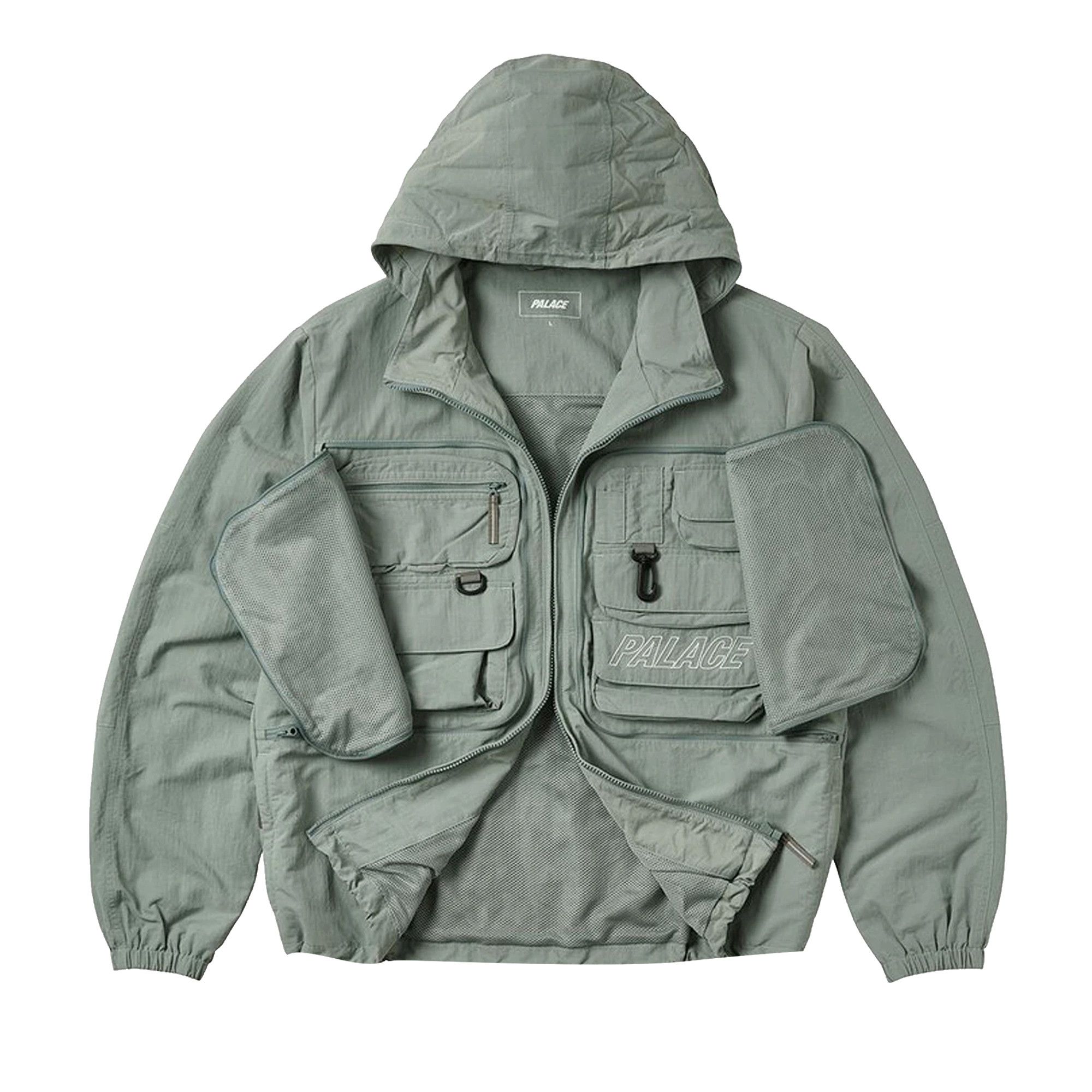 Buy Palace Travel Jacket 'Slate Grey' - P20JK010 | GOAT