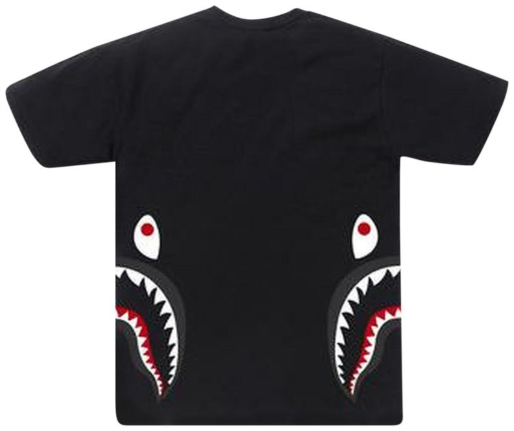 BAPE Side Shark Tee Black