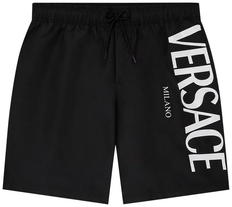 Versace Long Boxer Swimsuit Black