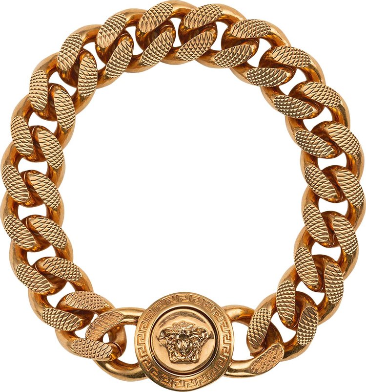 Versace Metal Bracelet 'Tribute Gold'