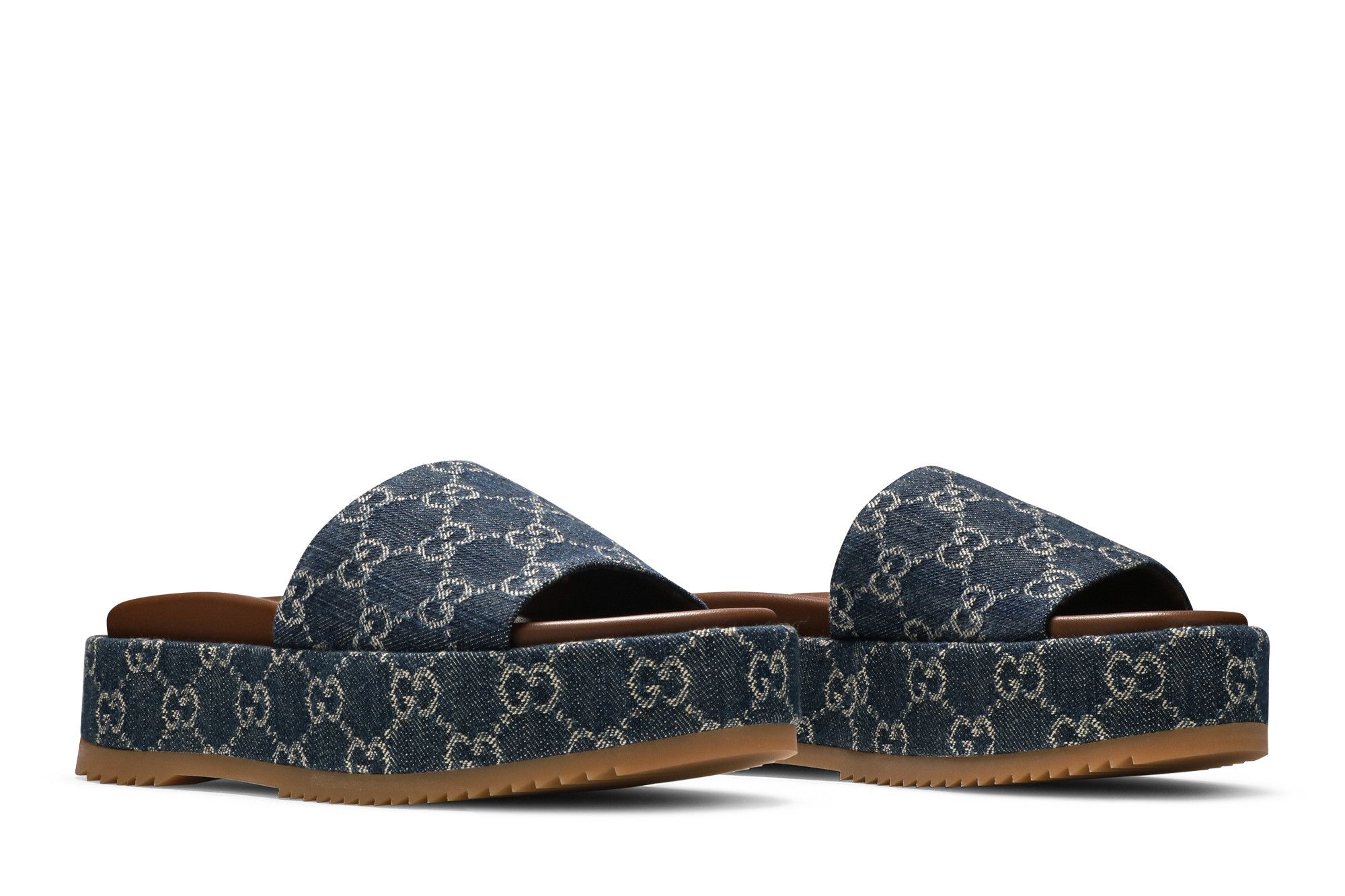 Buy Gucci Wmns Platform Slide Sandal Allover GG Denim 623212 2KQ00 4402 GOAT CA