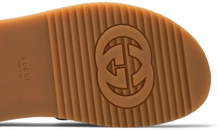 Gucci Wmns Platform Slide Sandal Allover GG Denim