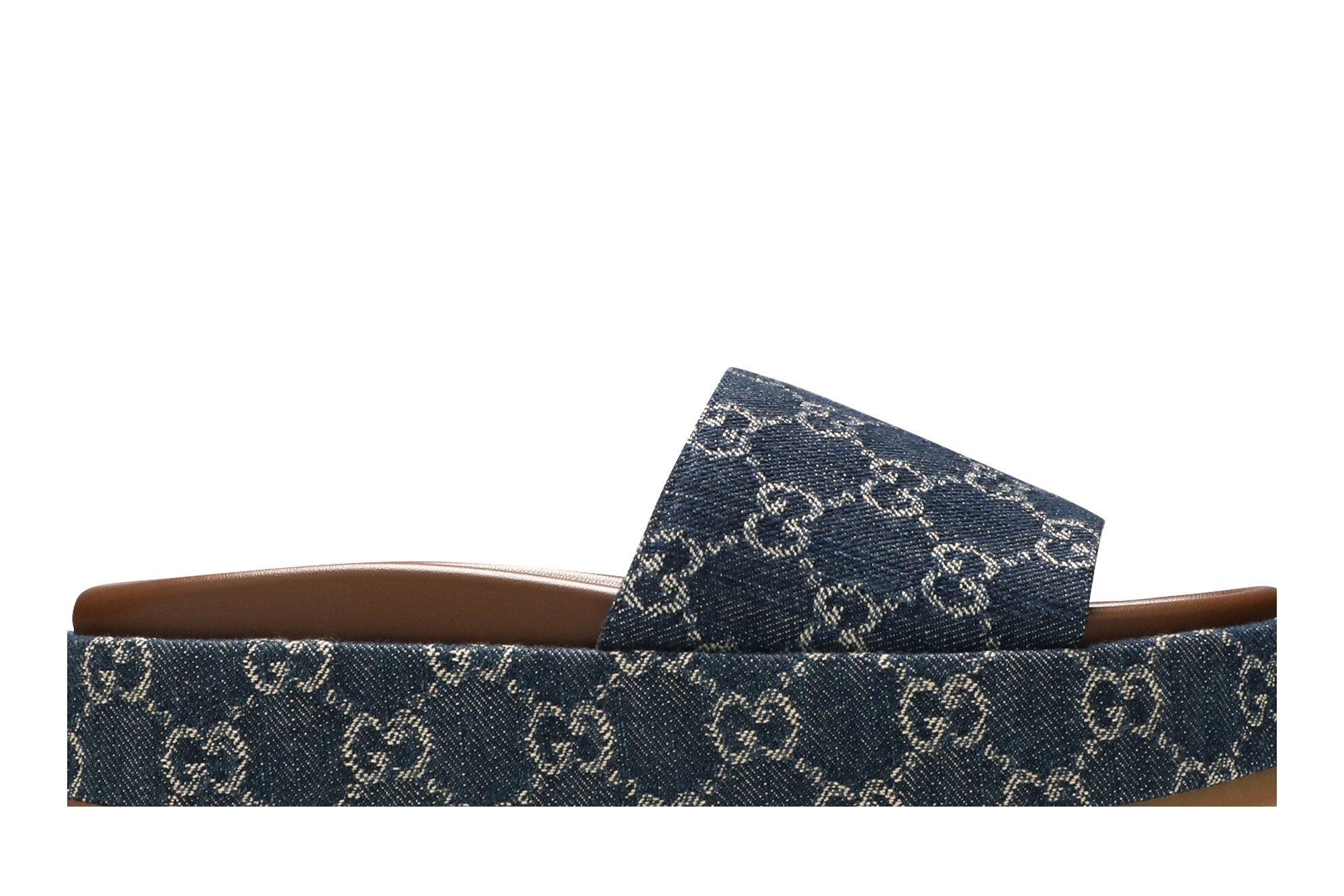 Buy Gucci Wmns Platform Slide Sandal 'Allover GG Denim' - 623212
