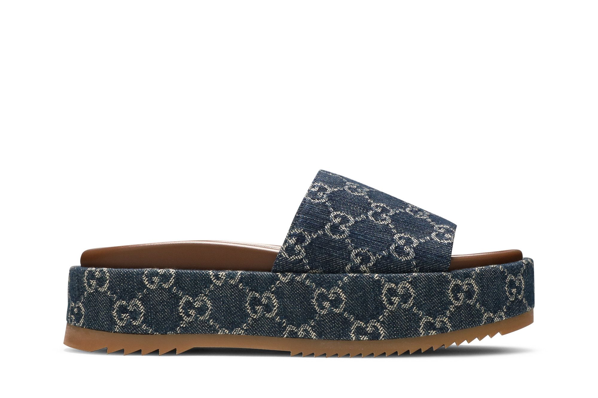 Platform gucci slides on sale