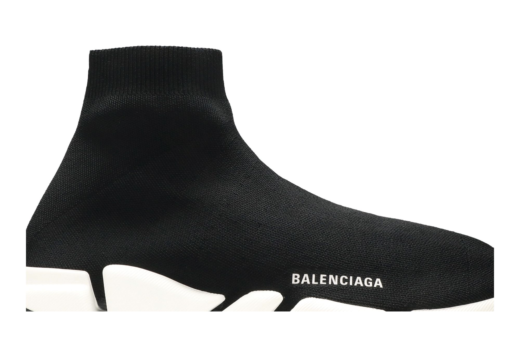Balenciaga speed trainer mid black red deals
