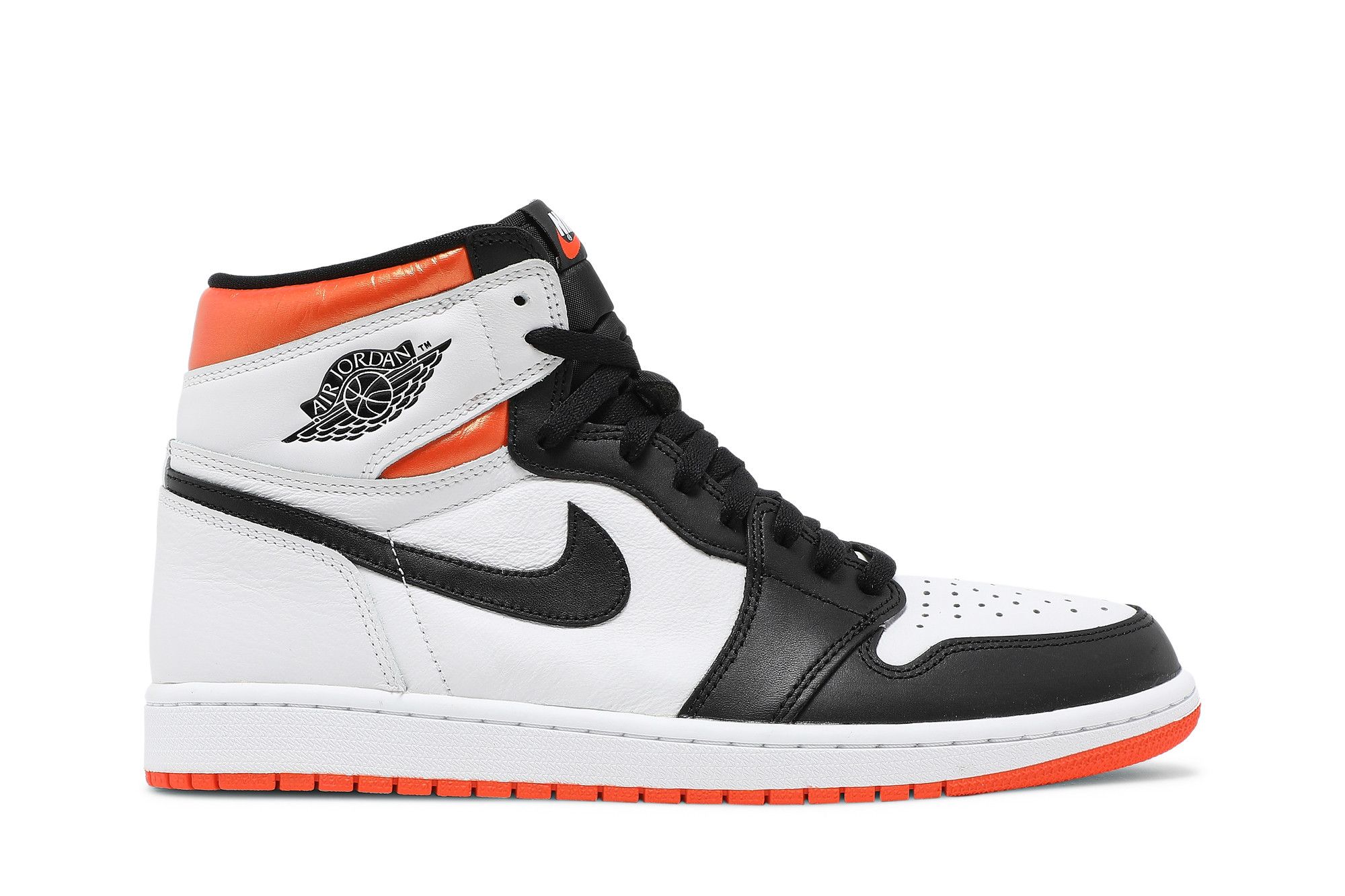 jordan one orange and black