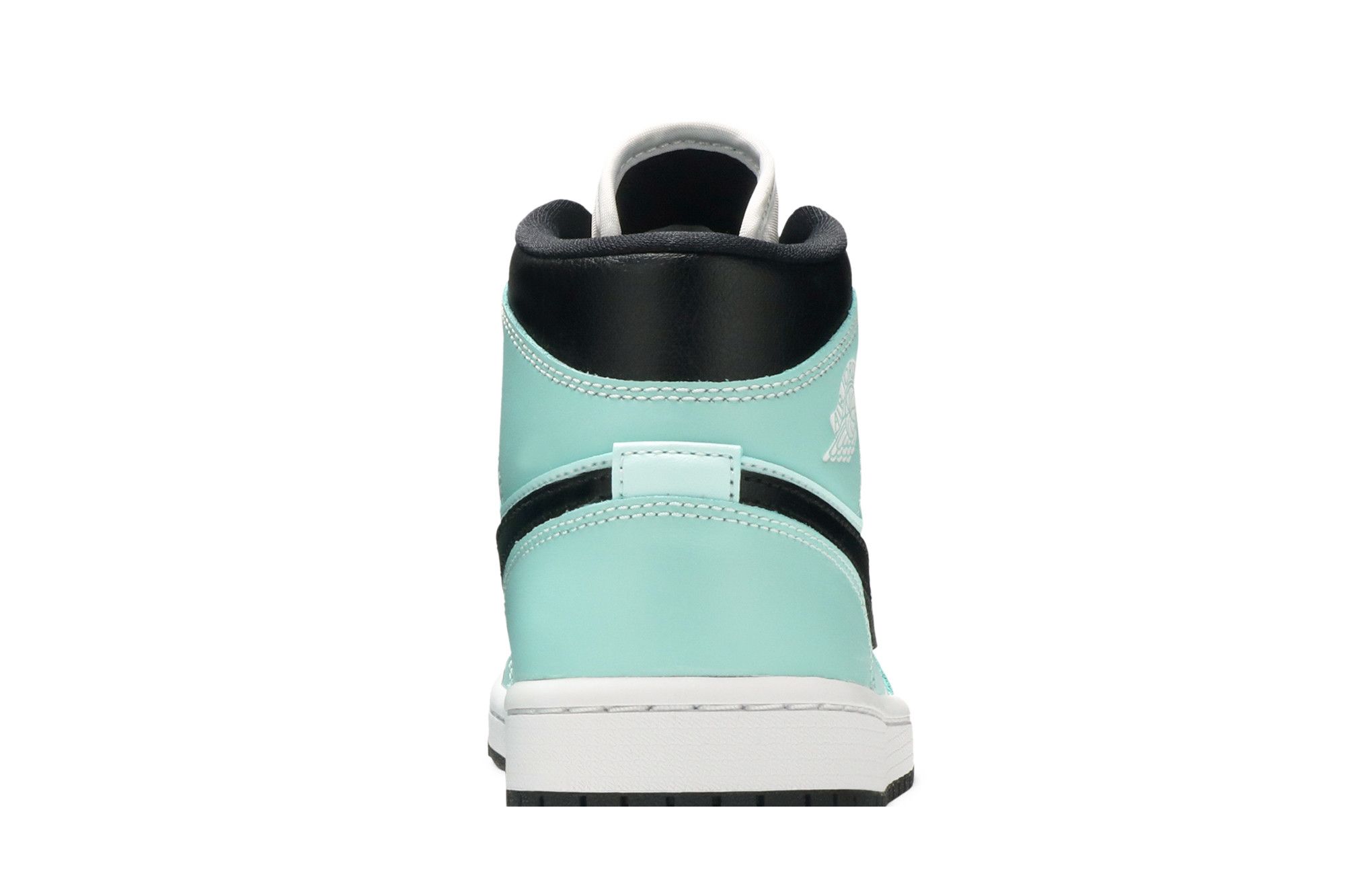 Buy Wmns Air Jordan 1 Mid 'Aqua Black' - BQ6472 300 | GOAT