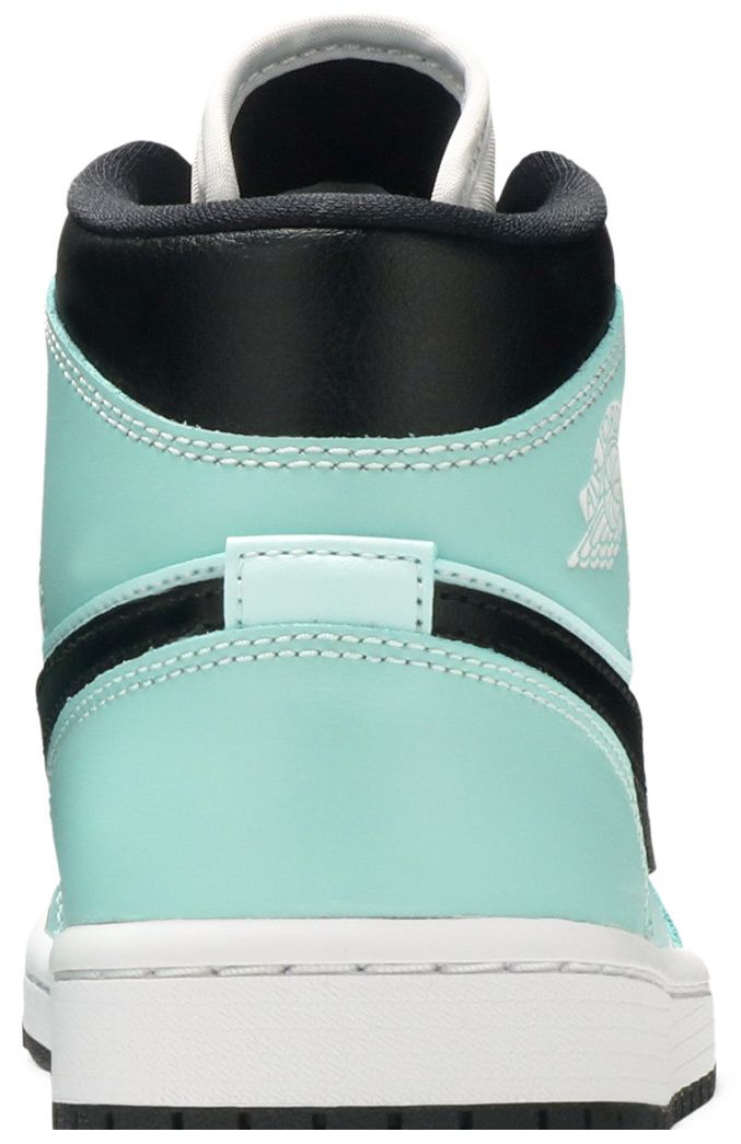 Wmns Air Jordan 1 Mid Aqua Black