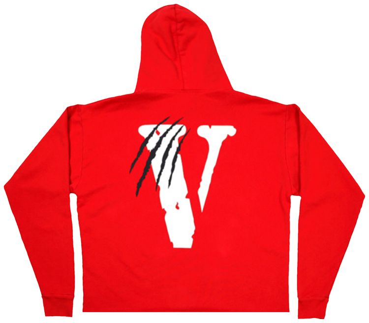 Vlone Panther Hoodie Red