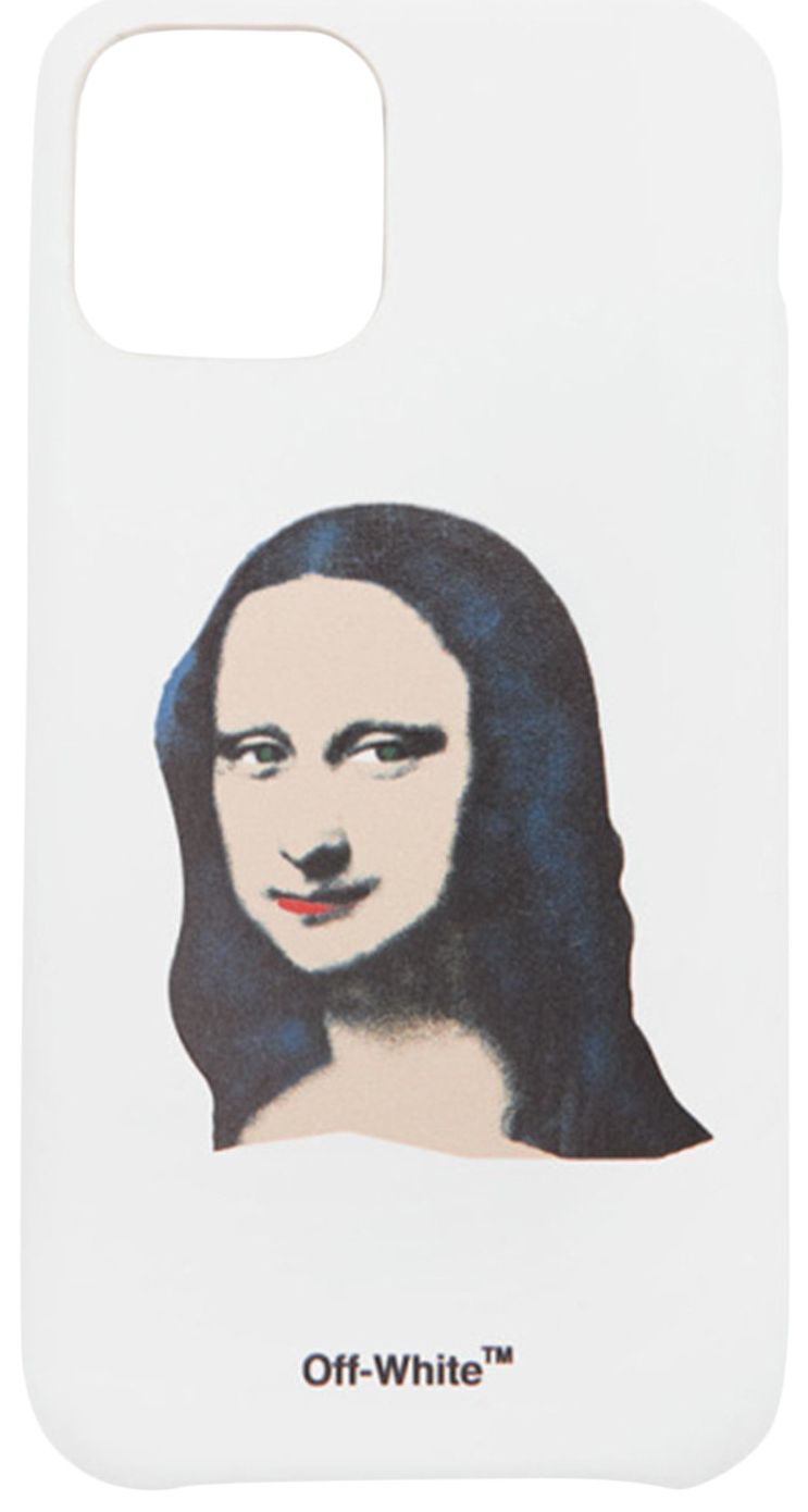 Off White Monalisa iPhone 11 Pro Cover WhiteBlack
