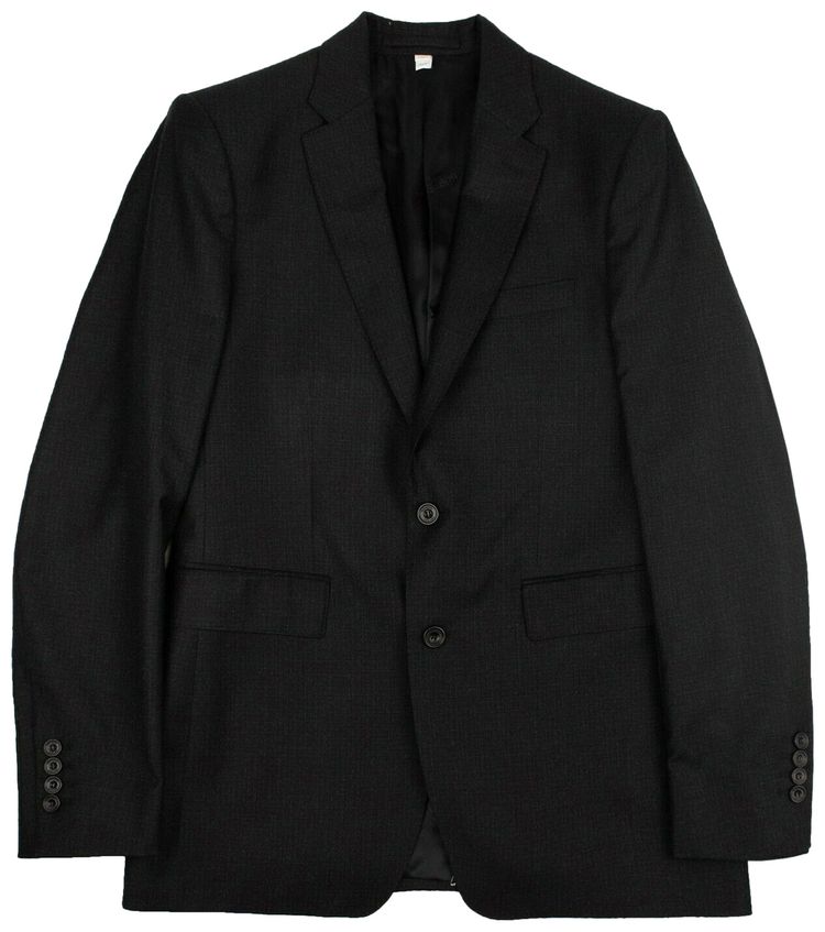 Burberry Pattern Blazer Black