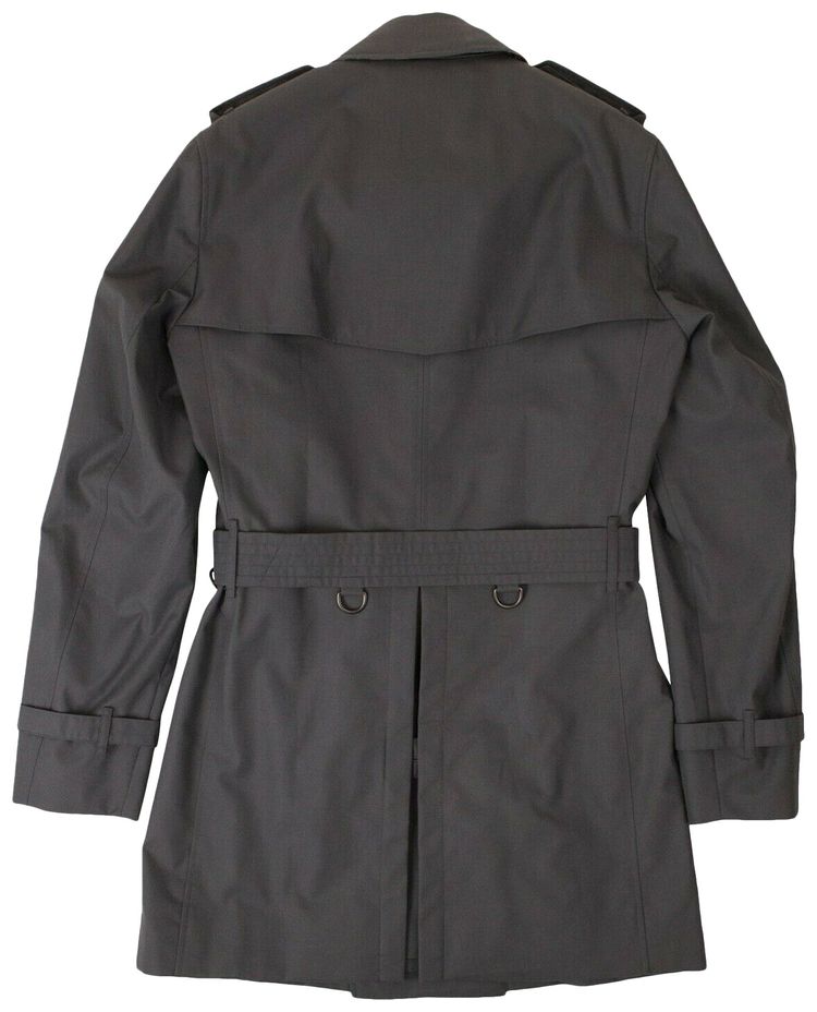 Burberry Chelsea Midi Trench Coat Grey