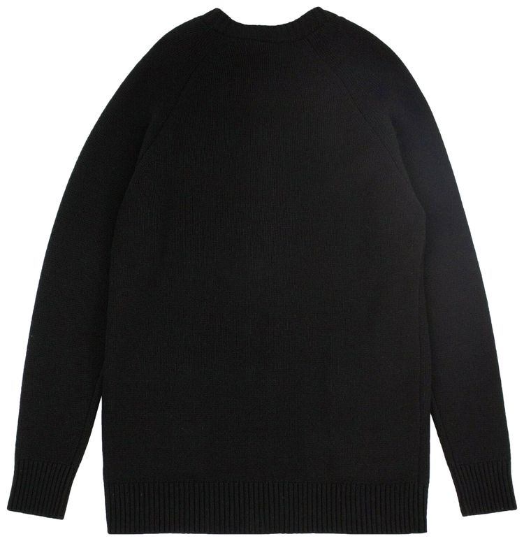 Burberry Cashmere Crew Neck Cardigan Black
