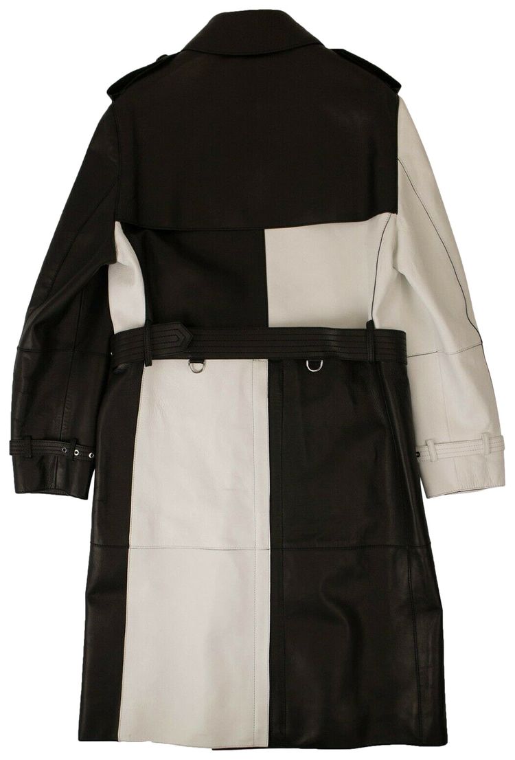 Burberry Long Trench Coat WhiteBlack