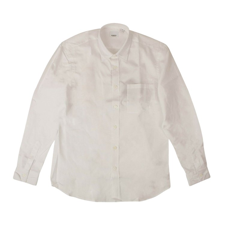 Burberry Double Collar Shirt 'White'