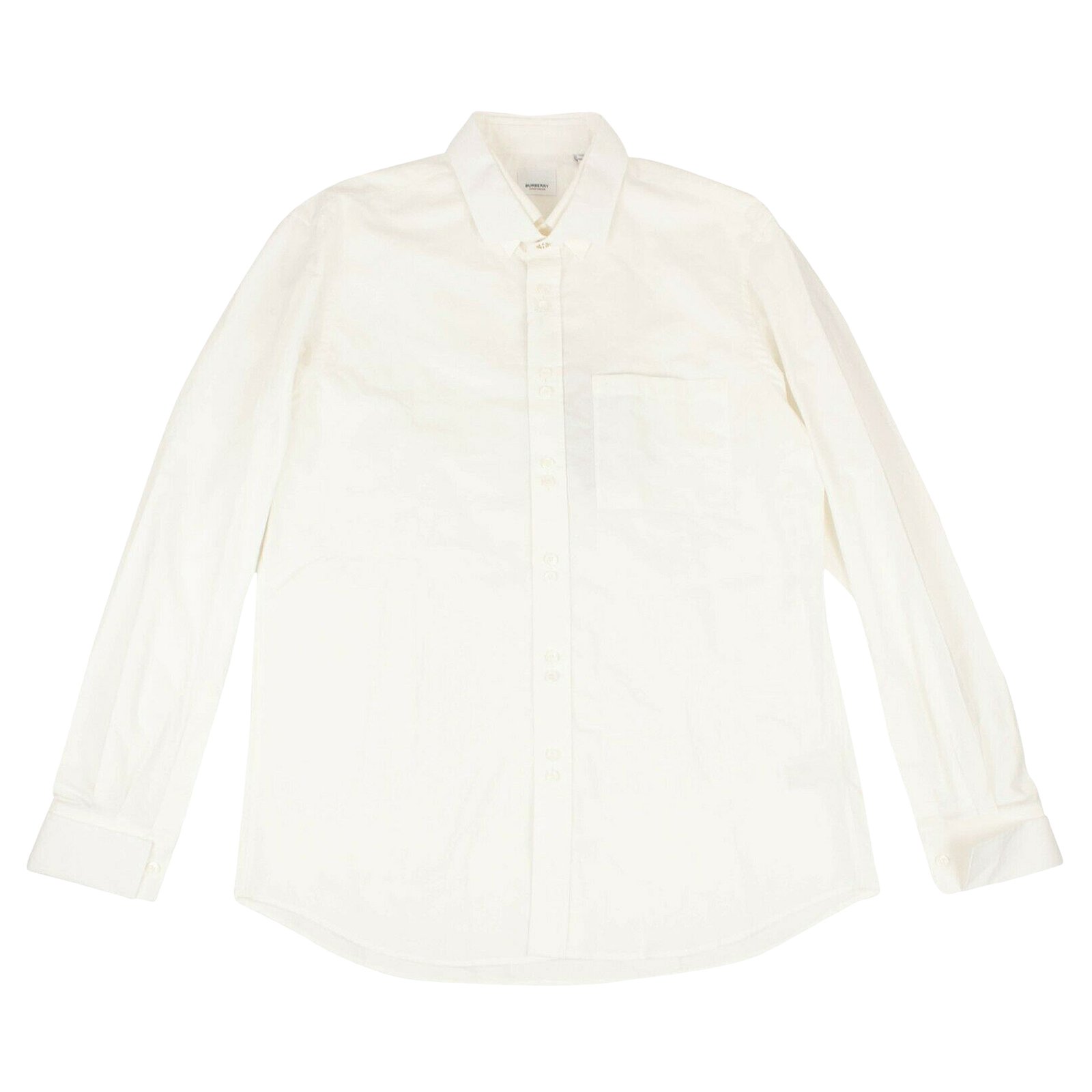 Burberry Collared Shirt 'Optic White' | GOAT